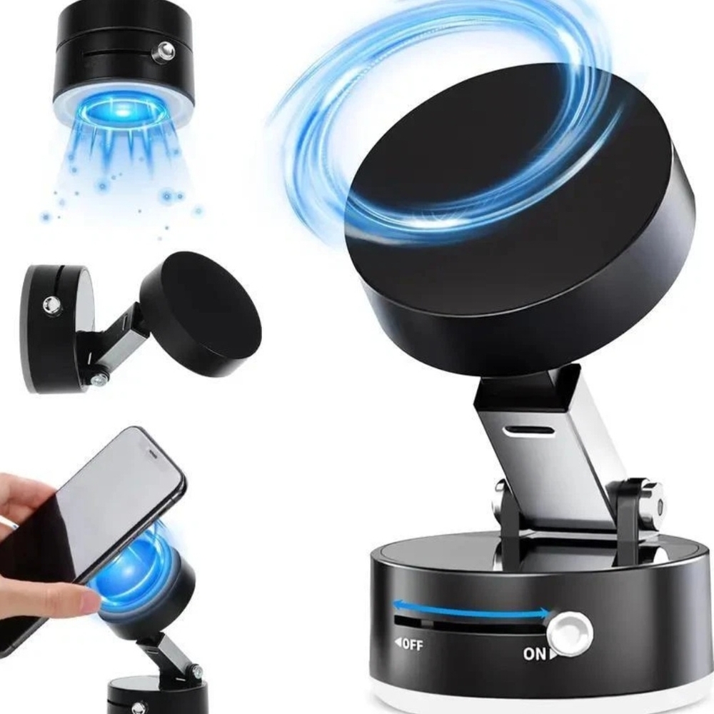 Black Rotating Magnetic Phone Holder